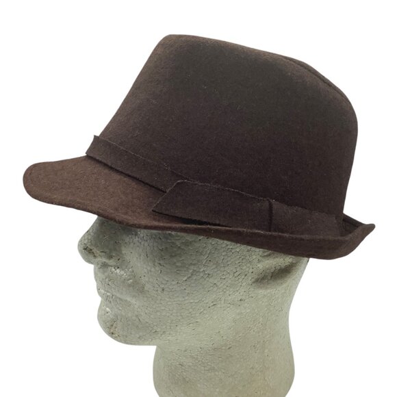 Magid Hats Brown Fedora Men Women Wool Blend Classic Style One Size - Picture 1 of 6